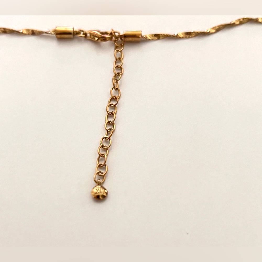 Monica Vinader Disco Chain Necklace 18-20” 18K Gold Vermeil Adjustable - Picture 6 of 7